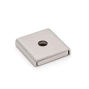 Ni เคลือบสแควร์อุตสาหกรรมถาวร 5 กก.10 กก.Super Force Block รูปสี่เหลี่ยมผืนผ้า Single Countersunk Hole Neodymium ช่องแม่เหล็ก